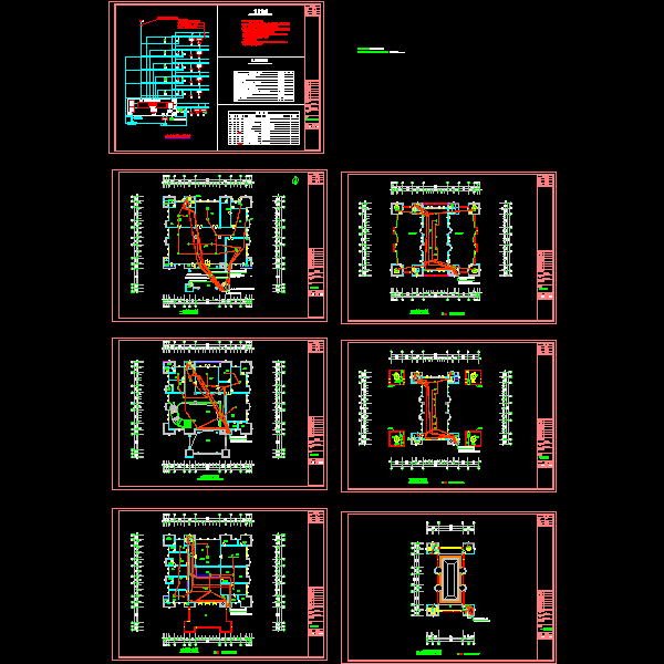 典型别墅弱电设计CAD图纸（15页图纸）(消防报警系统) - 1