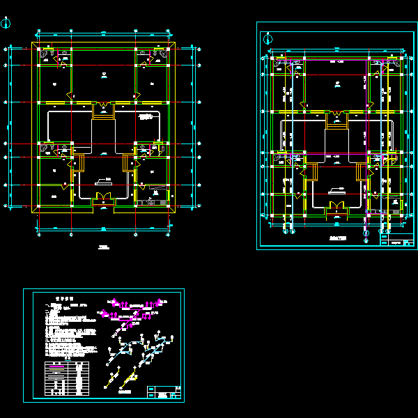 国内四合院给排水CAD施工图纸 - 2