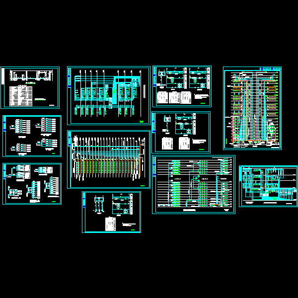 高层电气系统CAD图纸 - 1