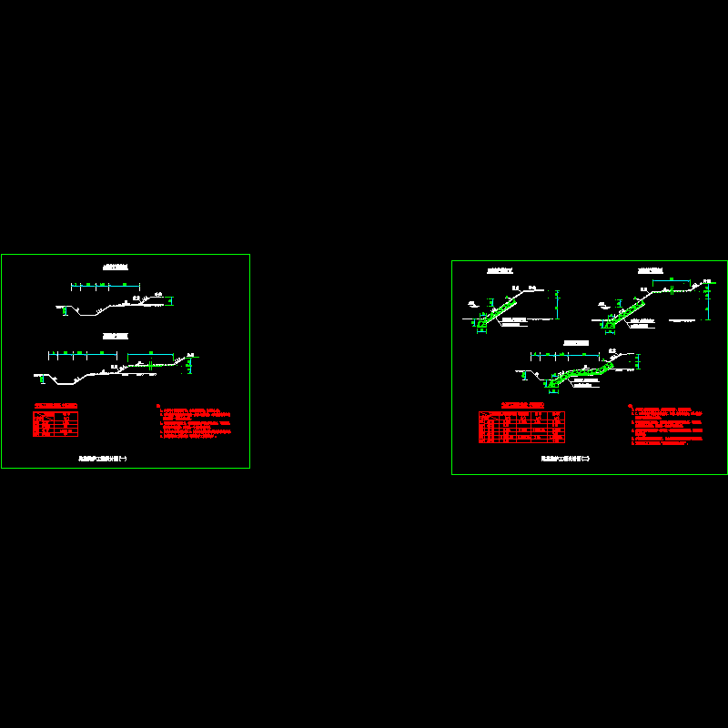 路基防护5种植草防护节点构造CAD详图纸 - 1