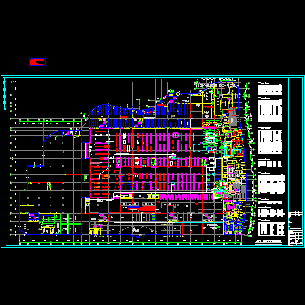 大型超市电气平面CAD图纸 - 2