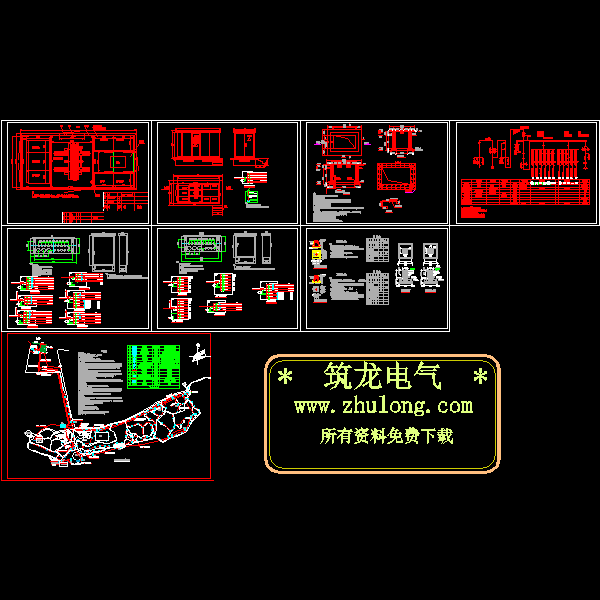 公园照明电气CAD施工图纸 - 1