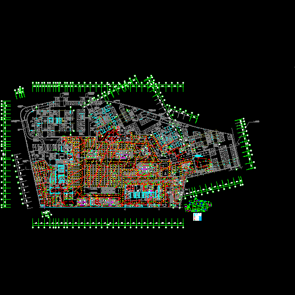 el-401  地下一层应急照明及疏散指示照明平面图  .dwg