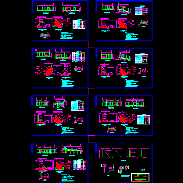 扶壁式挡土墙配筋图1051361114.dwg