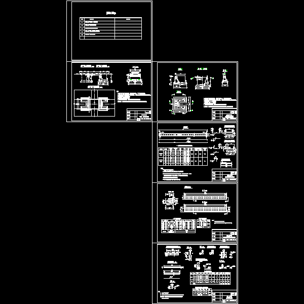 跨径6m生产桥工程CAD施工方案图纸设计(钢筋构造图) - 1