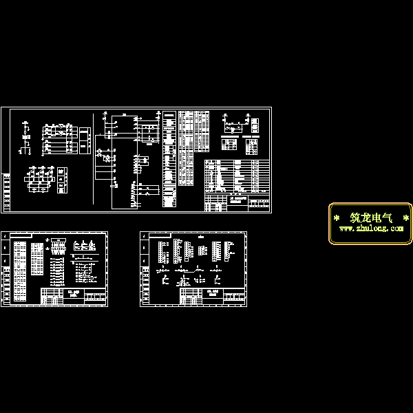 10KV线路保护原理接线CAD图纸 - 1