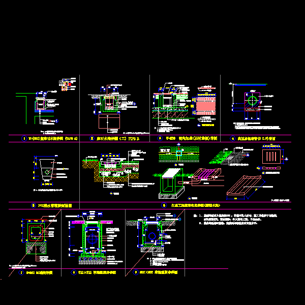 排水及道路详细设计CAD图纸 - 1