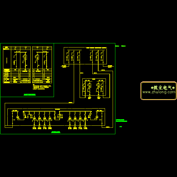 4层高科技产业基地电气CAD施工图纸(低压配电系统) - 3