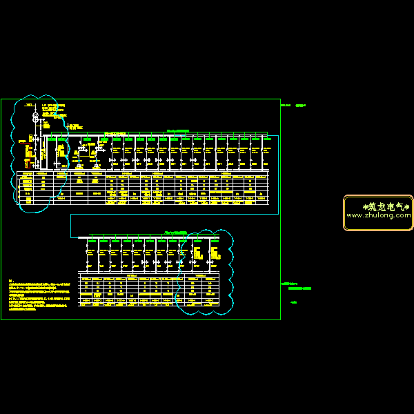 4层高科技产业基地电气CAD施工图纸(低压配电系统) - 5