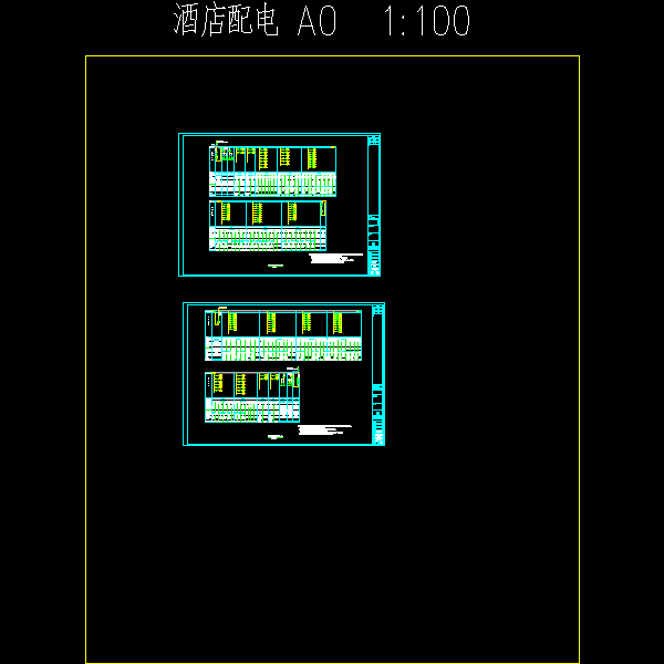 电视大厦变电站系统CAD施工图纸 - 4