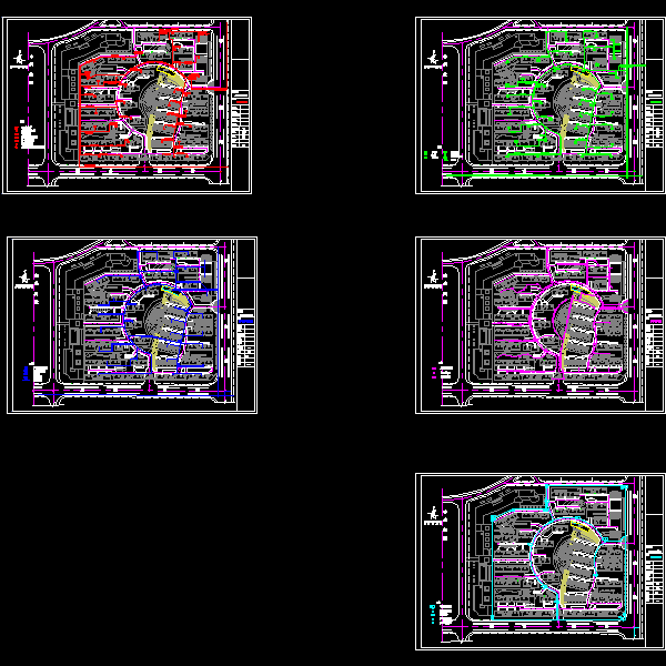 地下配套基础设施建设项目电力入地工程CAD施工图纸 - 1