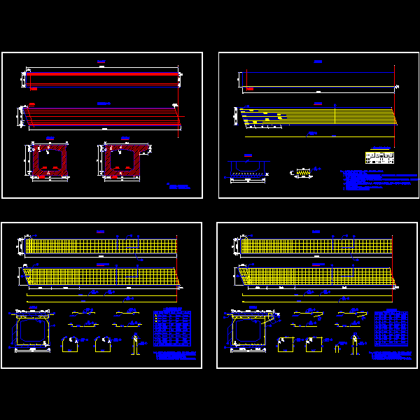 16m先张法预应力混凝土空心桥板节点构造详细设计CAD图纸 - 1