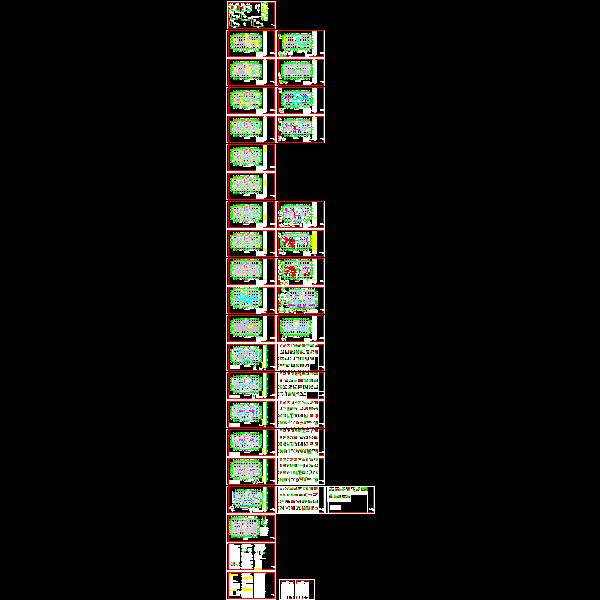 37层超高层剪力墙住宅结构CAD施工方案图纸 - 1