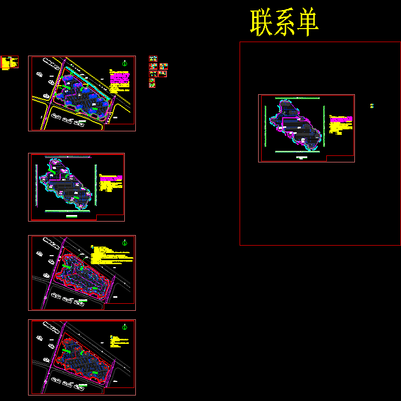 粉砂土层深基坑土钉墙支护CAD施工图纸 - 1