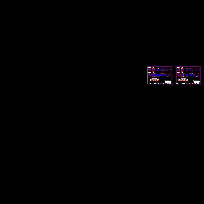 孔径0.8米1.35米圆管涵钢筋结构CAD详图纸 - 1