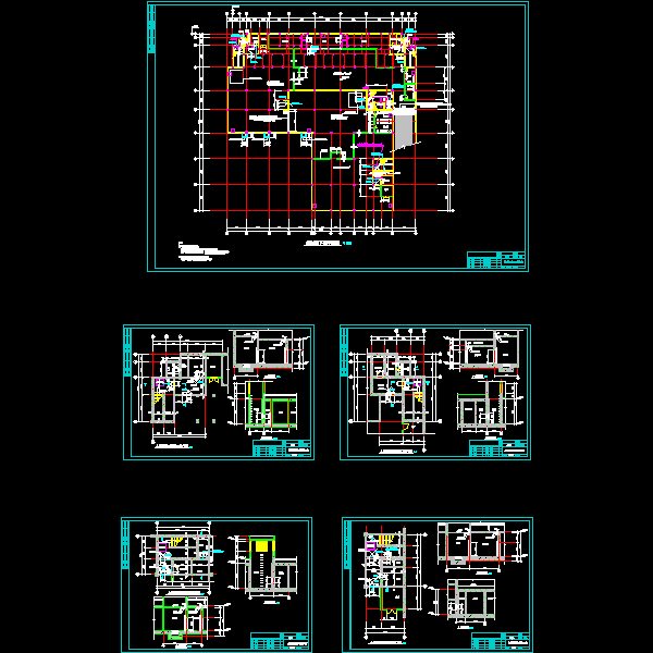 人防工程建筑详细设计CAD图纸 - 1