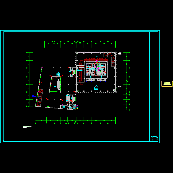 48层国际大厦给排水CAD施工方案图纸(室内消火栓系统) - 4