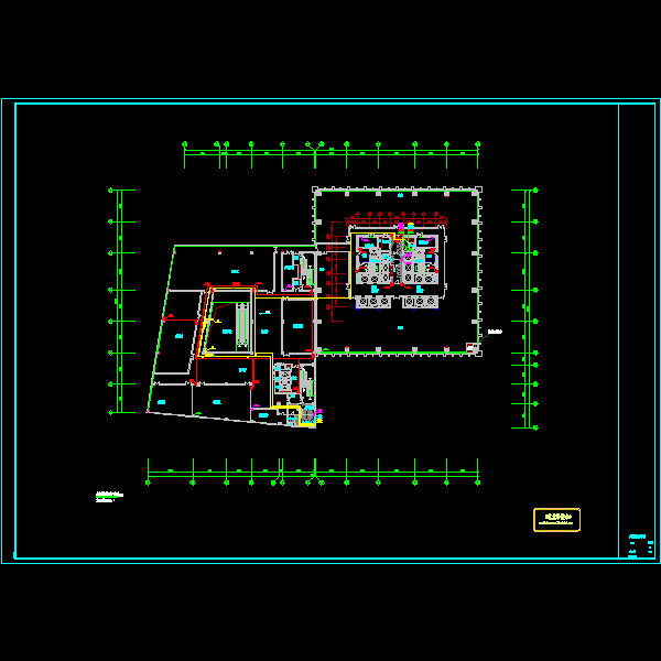 48层国际大厦给排水CAD施工方案图纸(室内消火栓系统) - 5