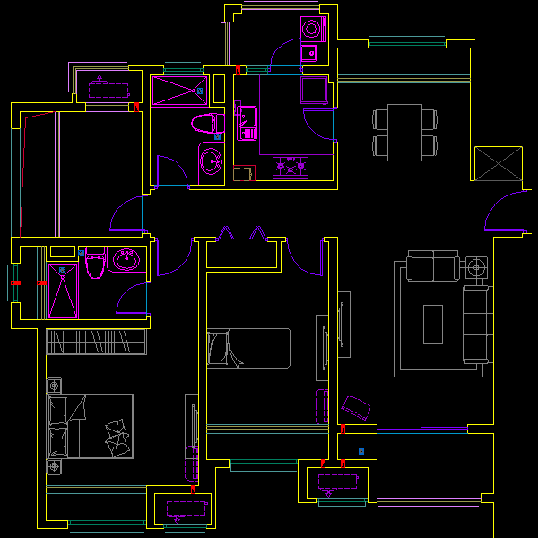 高层住宅楼弱电智能化CAD施工图纸 - 3