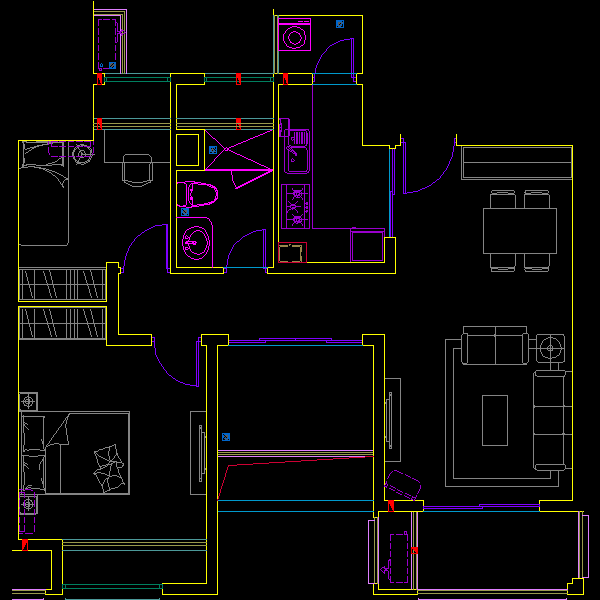 高层住宅楼弱电智能化CAD施工图纸 - 5
