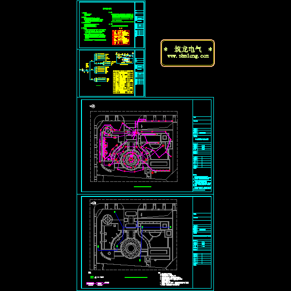 小区景观照明电气CAD施工图纸 - 1