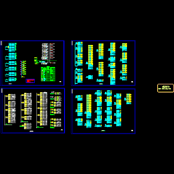 学校综合楼照明结线系统图.dwg