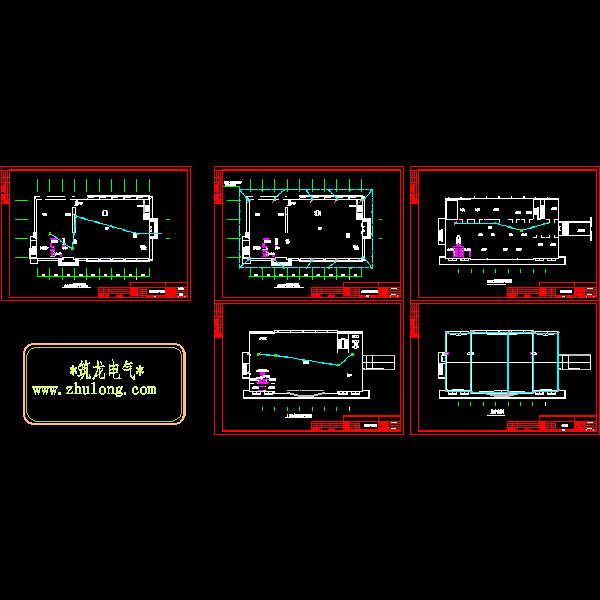 食堂消防平面CAD施工图纸(dwg) - 1