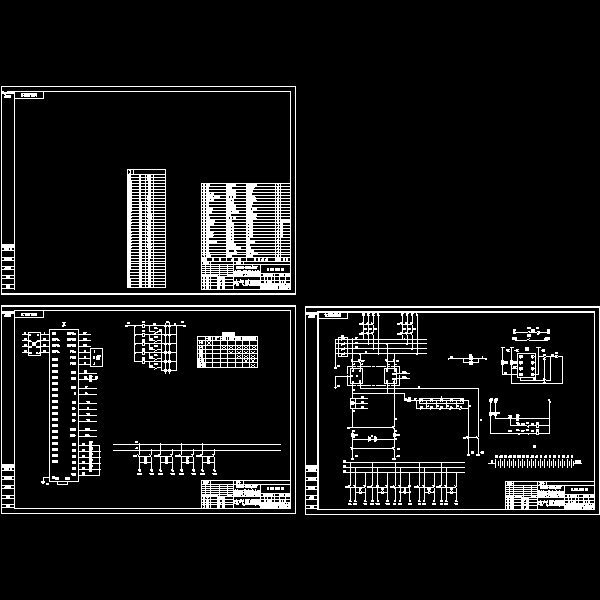 电气原理设计CAD图纸， - 1