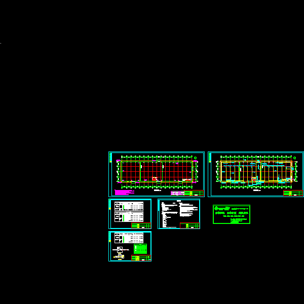 金属加工厂的照明接地CAD图纸(工业建筑)(dwg) - 1