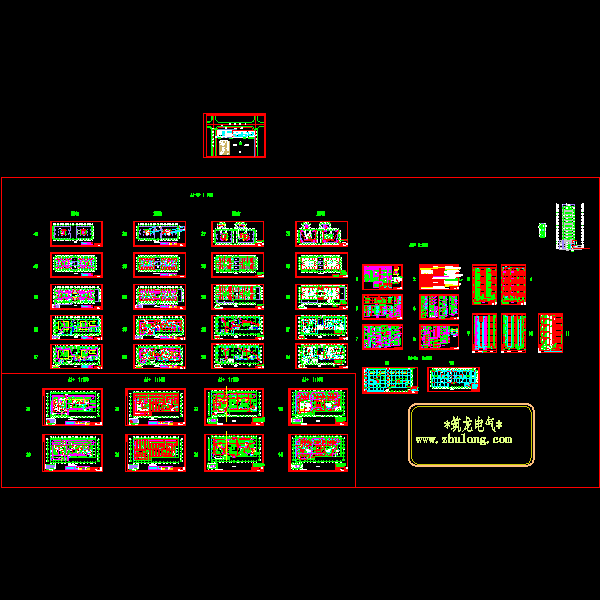 一类高层综合楼电气CAD施工图纸（系统大样图）(TN-S) - 1