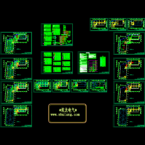 6层新建办公楼电气CAD施工图纸(防雷接地系统)() - 1