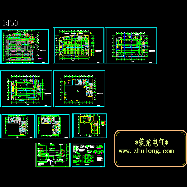 一类高层住宅消防电气CAD施工图纸() - 1