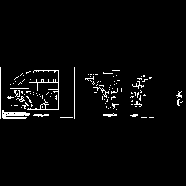 铁路线改扩建工程隧道CAD施工方案图纸(排水设计图) - 5