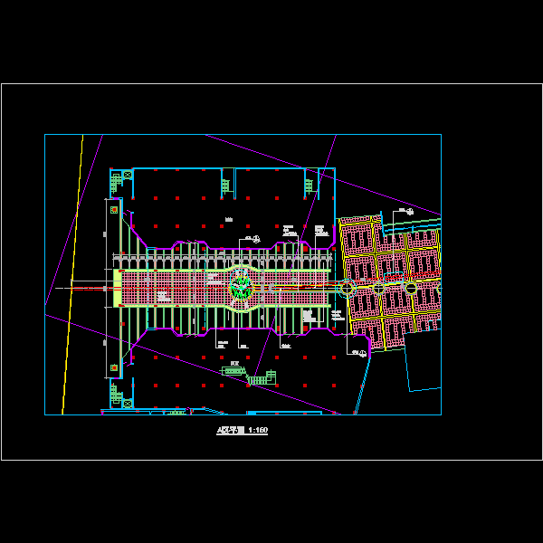 城市新城市大街景观设计CAD施工方案图纸整套 - 1