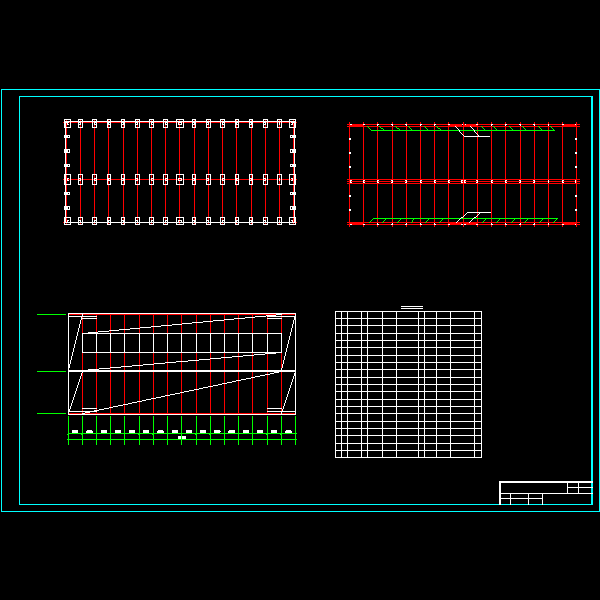 单层厂房建筑图1.dwg