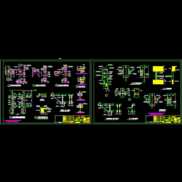 钢结构檩条安装CAD节点图纸 - 1