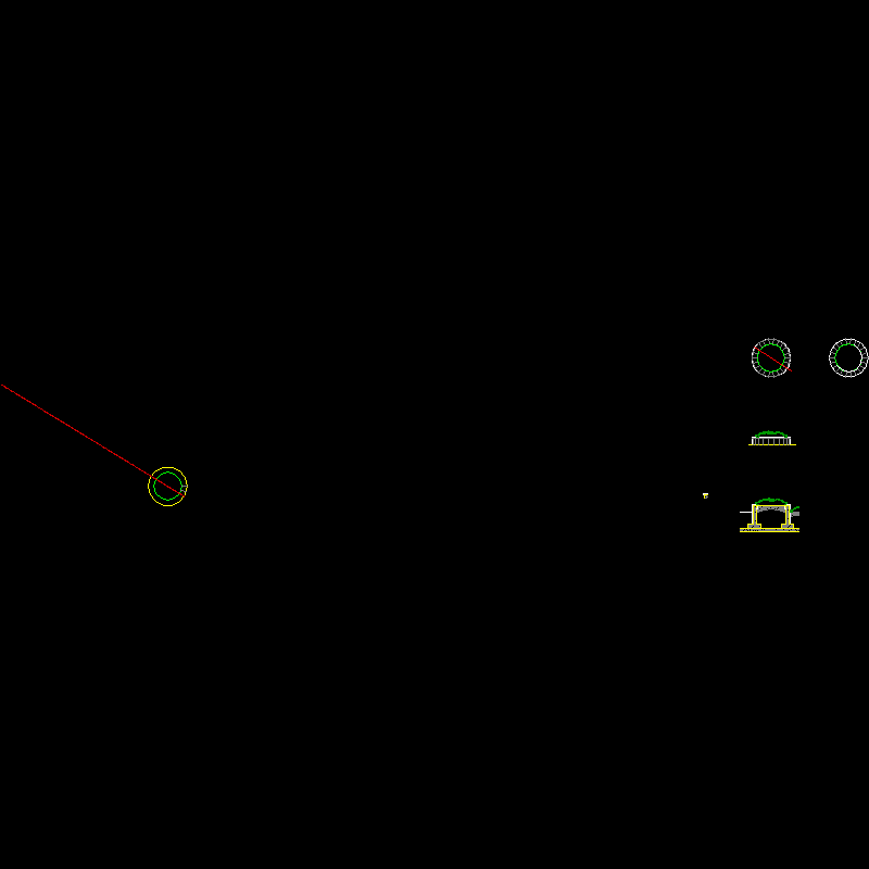 圆形树池CAD施工图纸 - 1