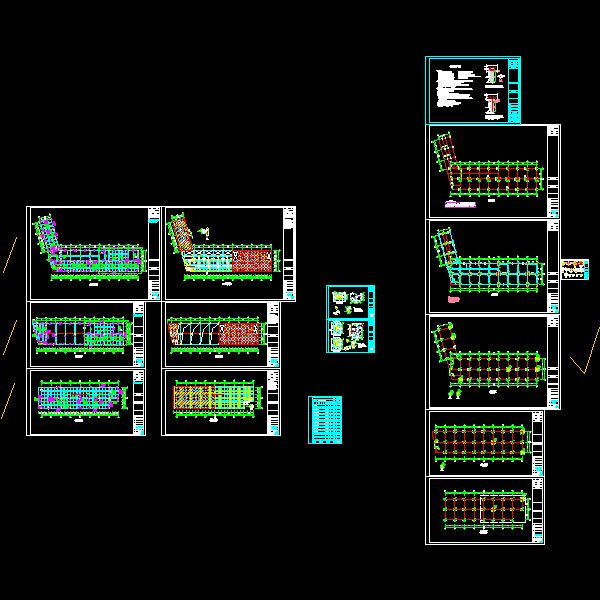框架结构变电站结构CAD施工图纸（2层桩基础） - 2