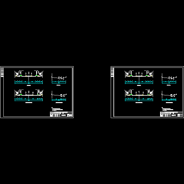 综合市政工程CAD施工方案图纸设计(交通标志标线) - 2