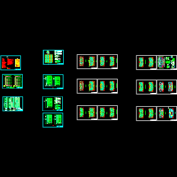 9层住宅楼电气CAD施工图纸() - 1