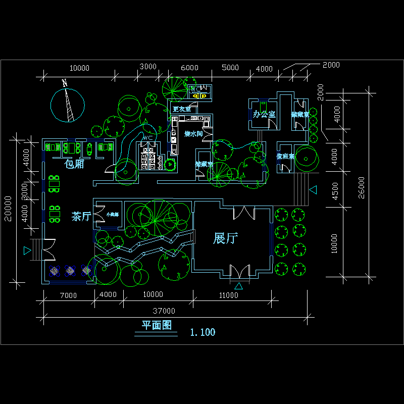 茶室平面图.dwg