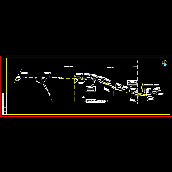 城市政道路设计CAD图纸（无障碍图纸）(一级公路) - 3