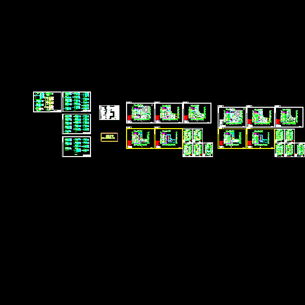10层社区医院电气CAD施工图纸() - 1