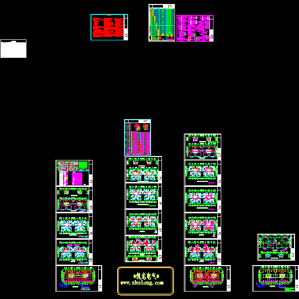 28层小区住宅楼电气CAD施工图纸(防雷接地系统) - 1