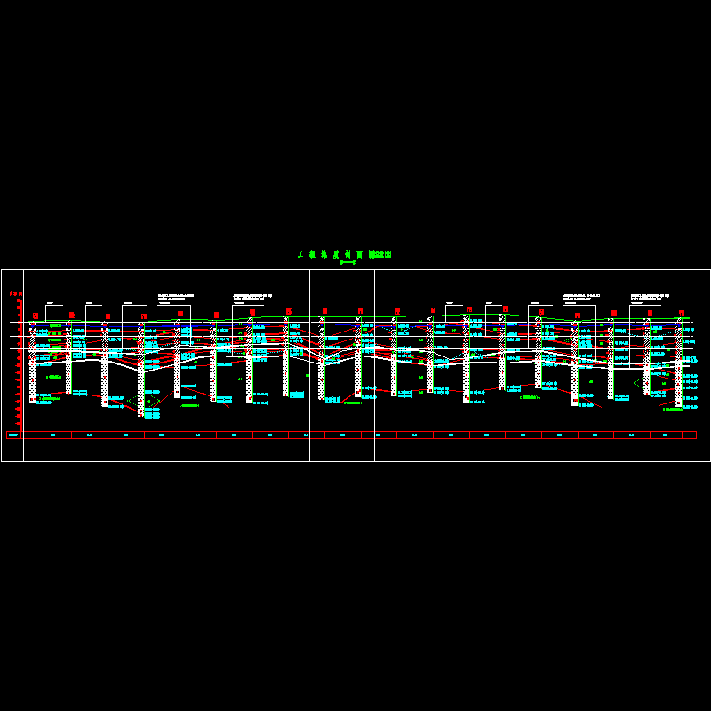 (基坑-08、09)钻孔桩、搅拌桩入土深度示意.dwg