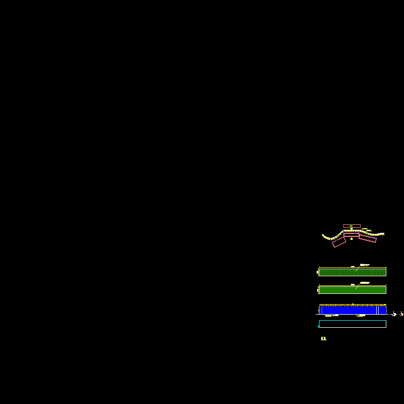 公园景观植物墙垂直绿化CAD施工方案图纸 - 1