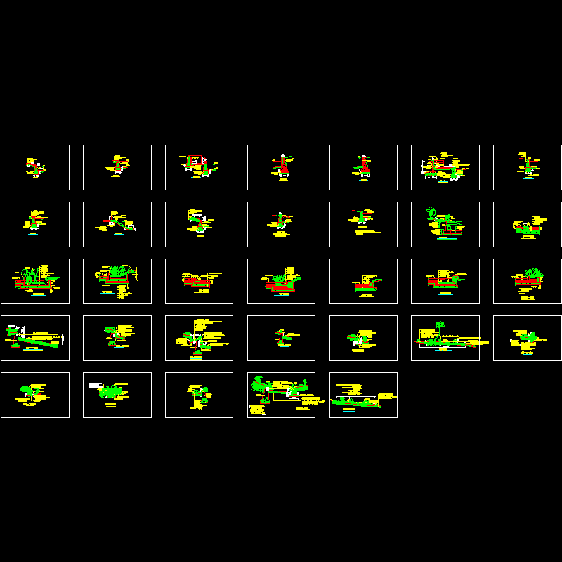 30种驳岸做法CAD详图纸 - 1