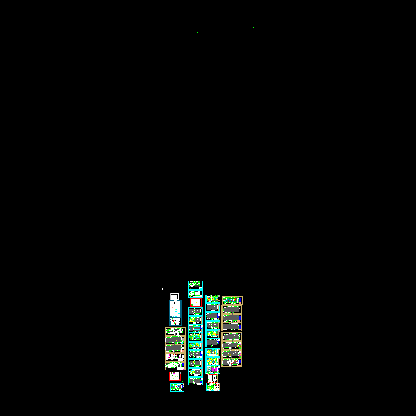 旧城改造15层框支剪力墙安置房结构CAD施工大样图 - 1