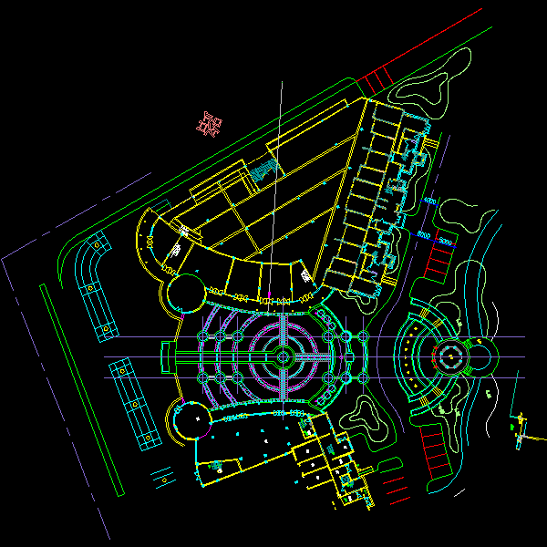 广场施工详细设计CAD图纸 - 2