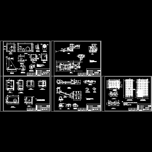 小型泵站水厂设计CAD施工图纸详图 - 1